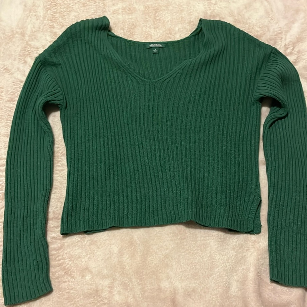 Green sweater